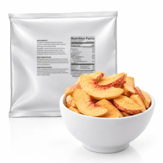 Augason Farms Freeze Dried Sliced Peaches Pouch