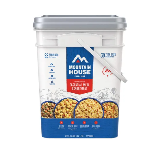 Mountain House Essential Meal Assortment Bucket