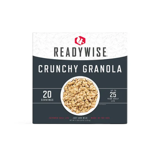 ReadyWise Crunchy Granola 5-Pouch Box